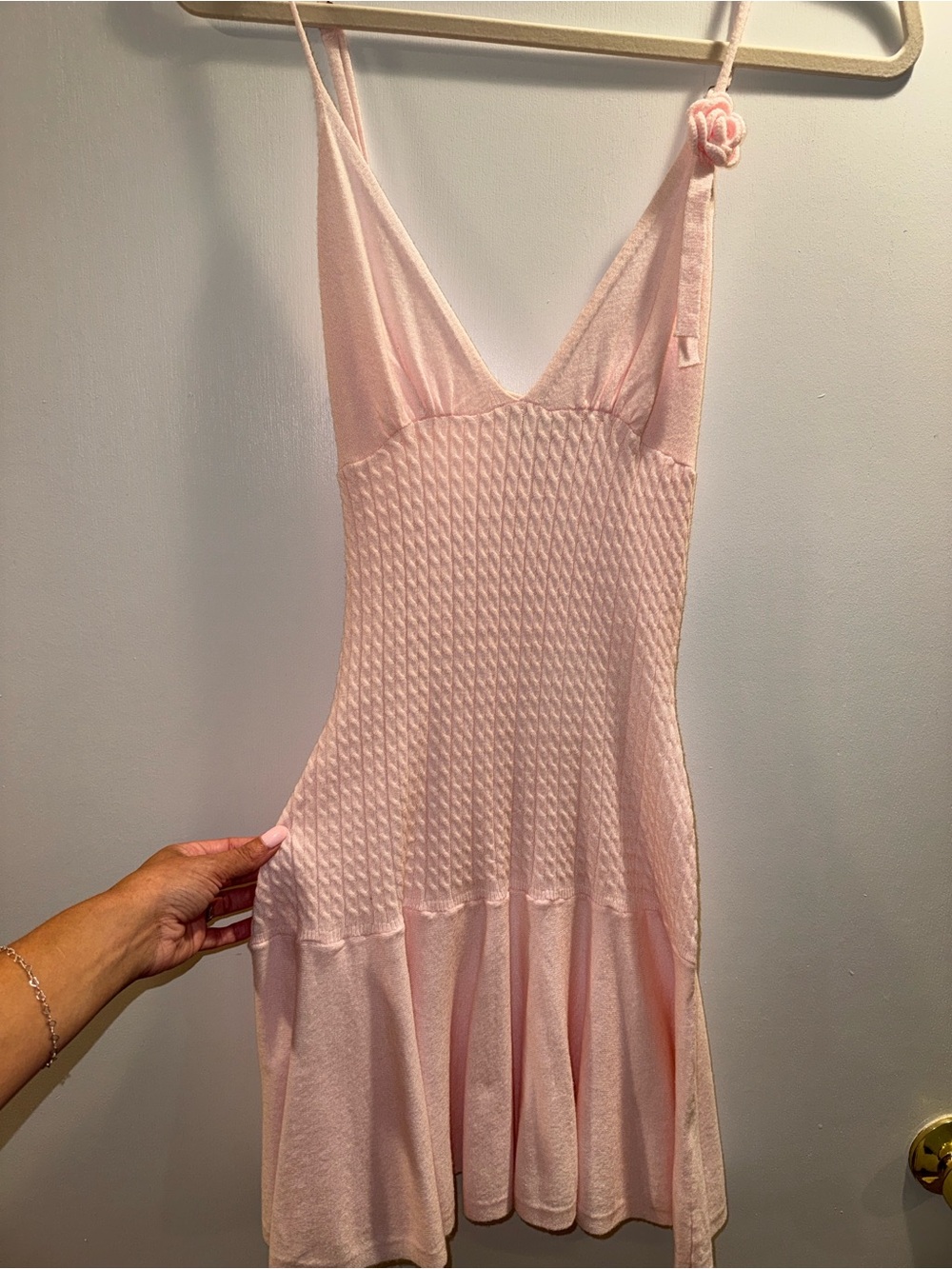 NWT Frankie's Bikinis Houston Cable Cloud Knit Dress